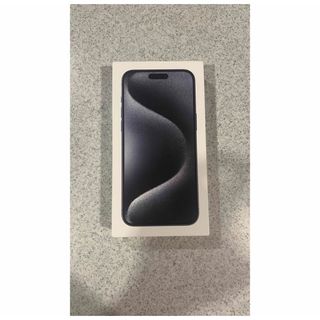 アップル(Apple)のiPhone 15 pro max 256GB BLACK Titanium(スマートフォン本体)