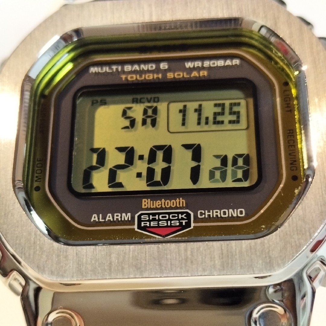 G-SHOCK(ジーショック)のG-SHOCK GW-B5600BC-1J シルバー フルメタルカスタム5600 メンズの時計(腕時計(デジタル))の商品写真