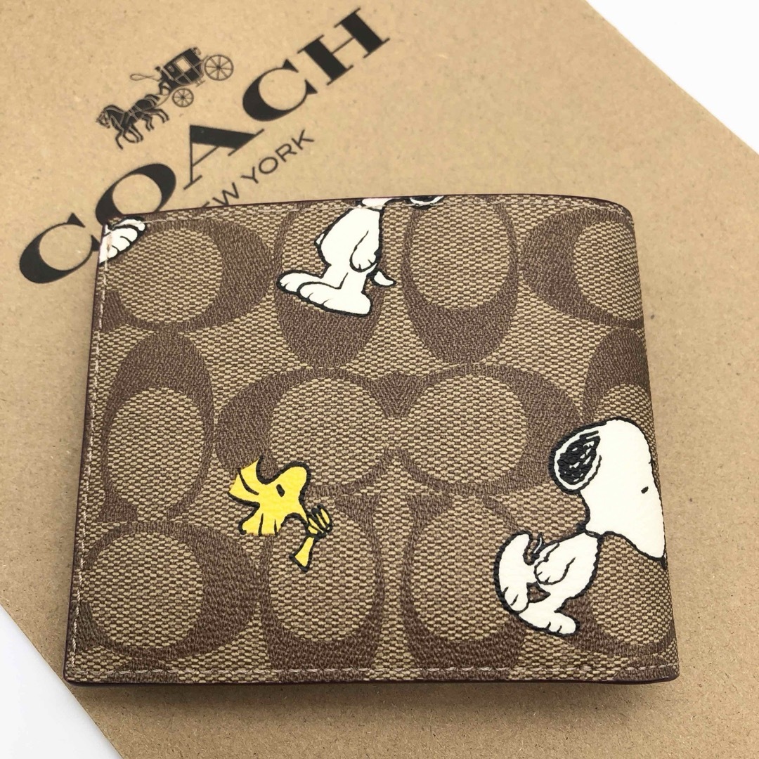 COACH(コーチ)の【COACH X PEANUTS】3-IN-1 ウォレット！スヌーピー！新品！ メンズのファッション小物(折り財布)の商品写真