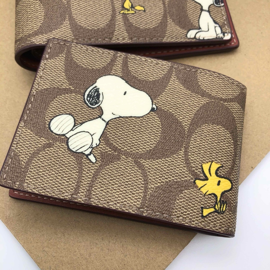 COACH(コーチ)の【COACH X PEANUTS】3-IN-1 ウォレット！スヌーピー！新品！ メンズのファッション小物(折り財布)の商品写真