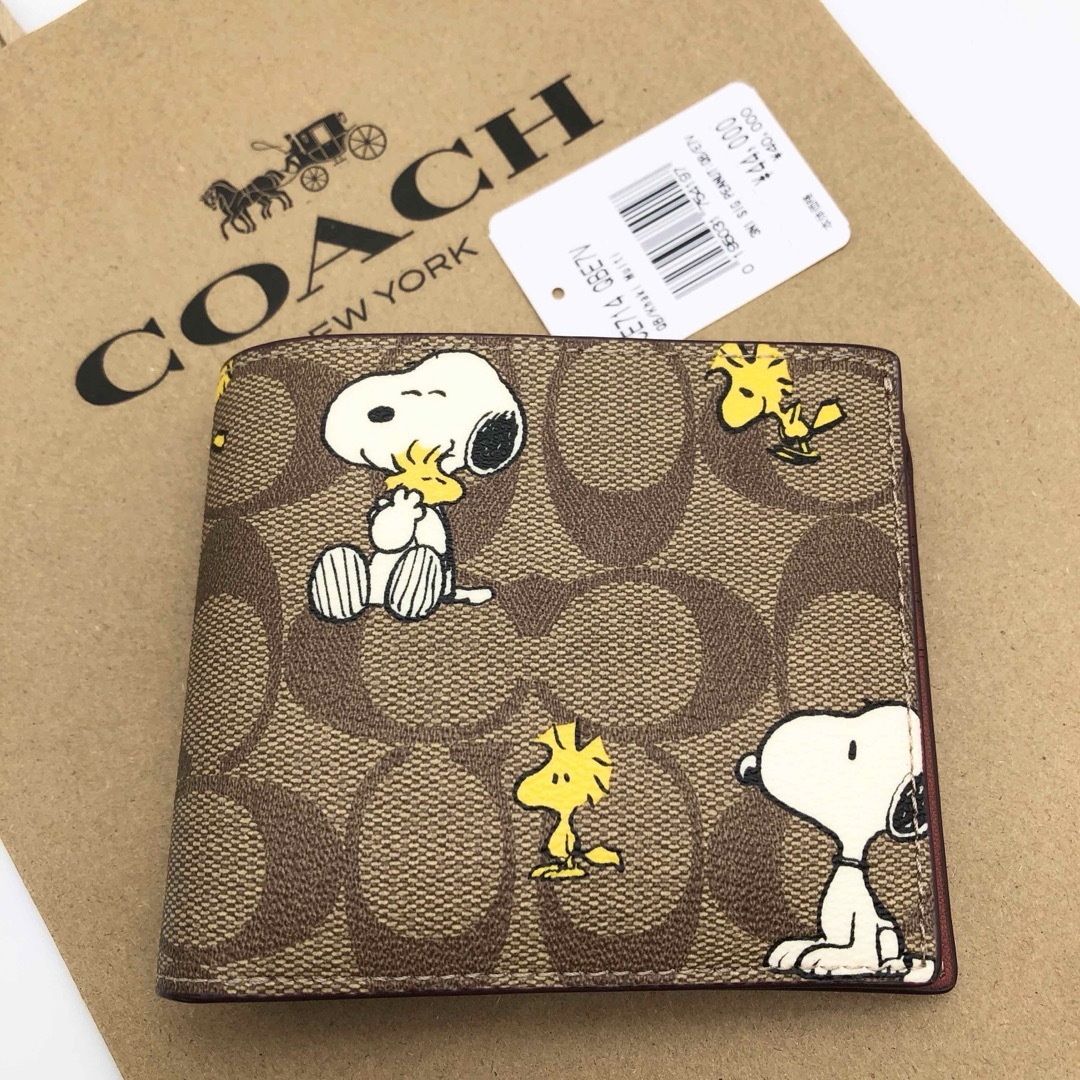 【COACH X PEANUTS】3-IN-1 ウォレット！スヌーピー！新品！メンズ