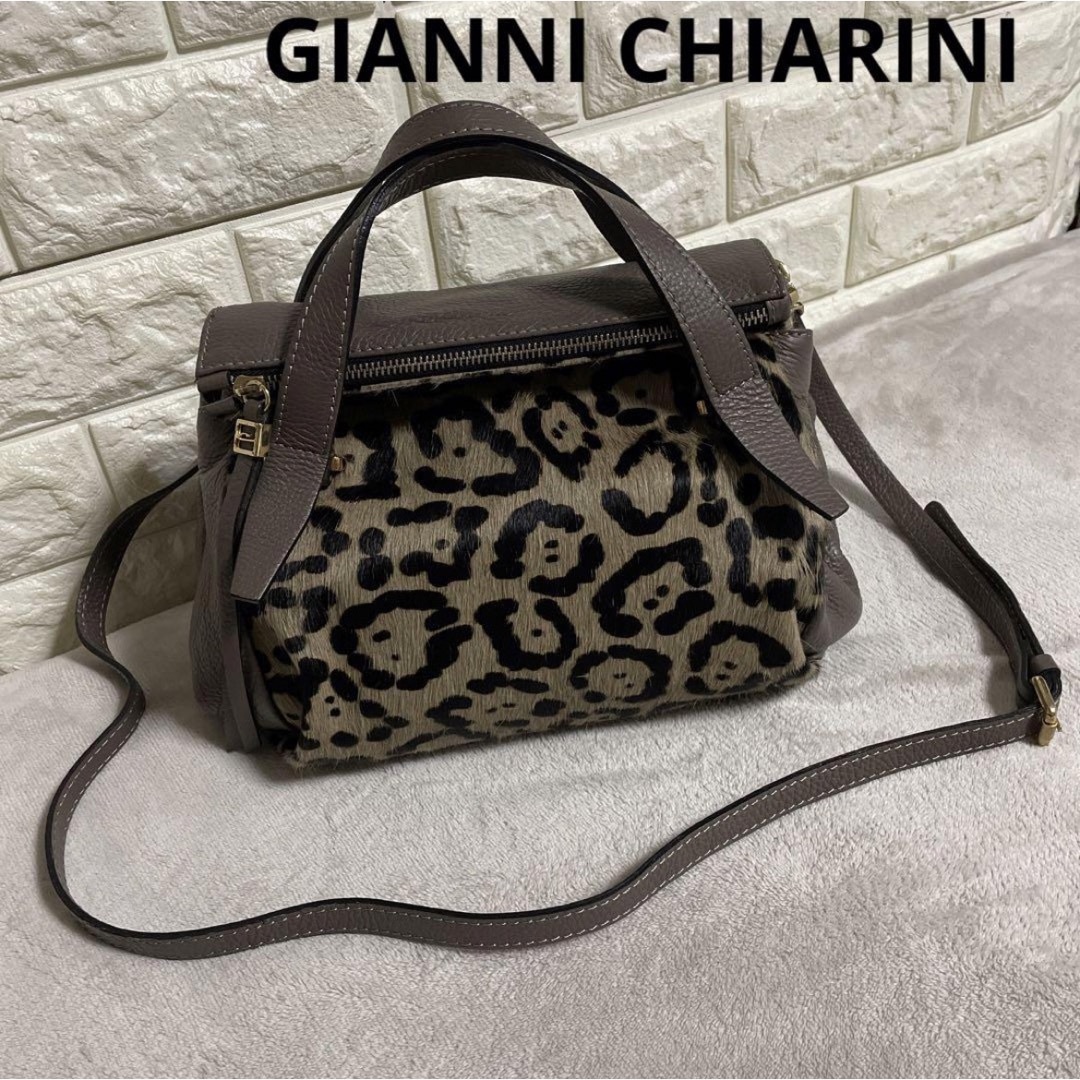 美品 GIANNI CHIARINI ジャンニキアリーニ 2wayバッグ レザー◯仕様