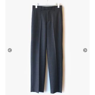 フミカウチダ　PANAMA NO-TUCK SLACKS(CHL/BRN)