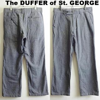 ザダファーオブセントジョージ(The DUFFER of ST.GEORGE)のザダファーオブセントジョージ　ウールテイストトラウザーパンツ　W82cm　グレー(スラックス)