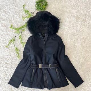 SPORT MAX フェイク ファーコート フード付き コート MaxMara