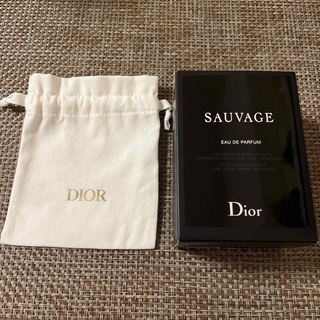 ディオール(Dior)のソヴァージュ　空き箱　巾着(香水(男性用))