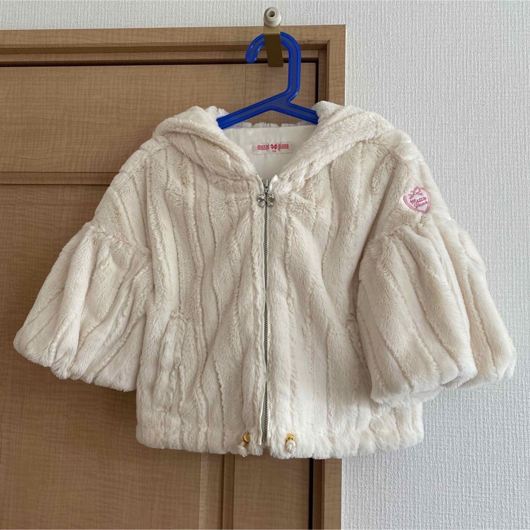 mezzo piano(メゾピアノ)のメゾピアノ　130  ジャケット　コート キッズ/ベビー/マタニティのキッズ服女の子用(90cm~)(ジャケット/上着)の商品写真