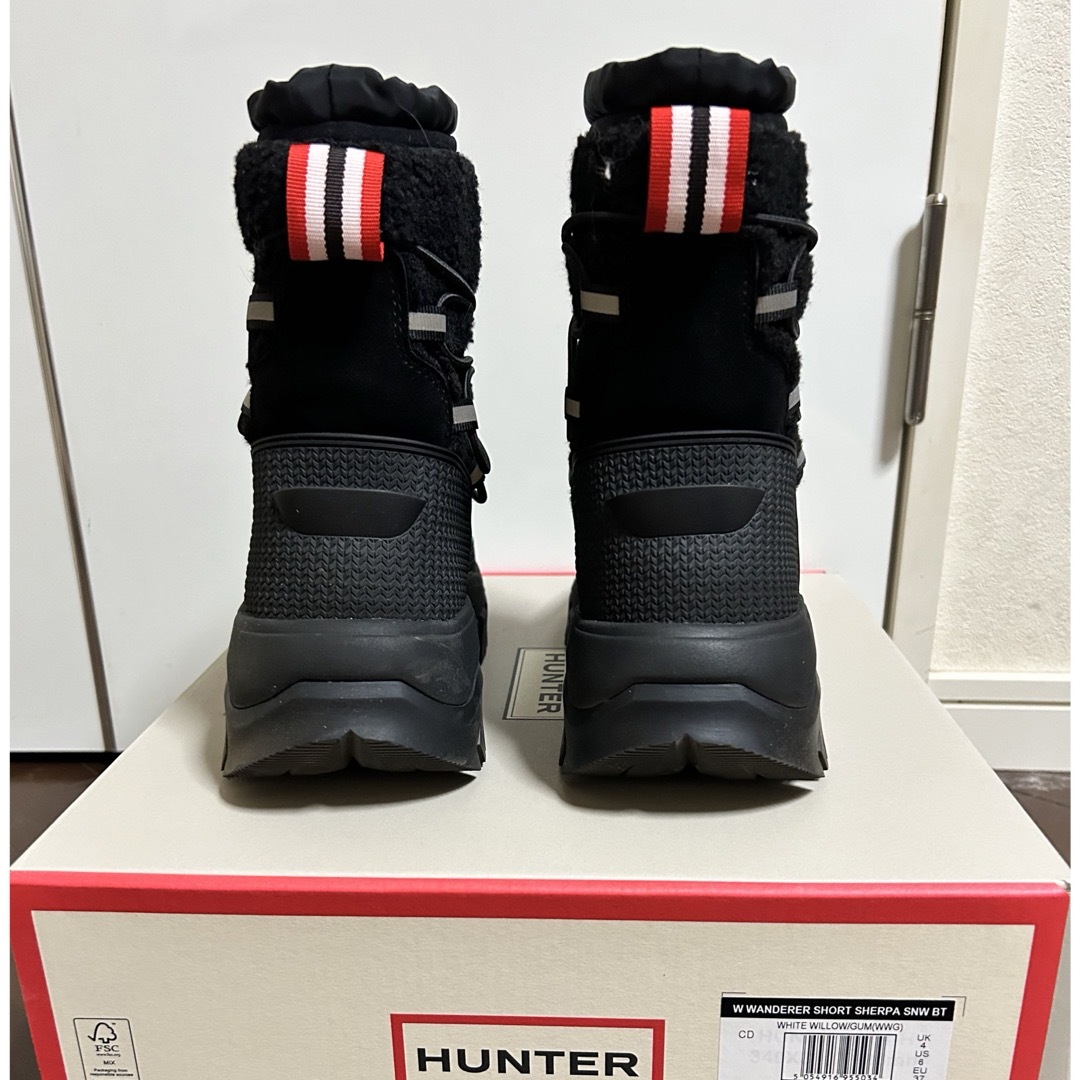 HUNTER(ハンター)のスノーブーツ レディース 長靴 雨 雪 ブーツ 靴 防水 冬 あったか 防寒 ス レディースの靴/シューズ(ブーツ)の商品写真