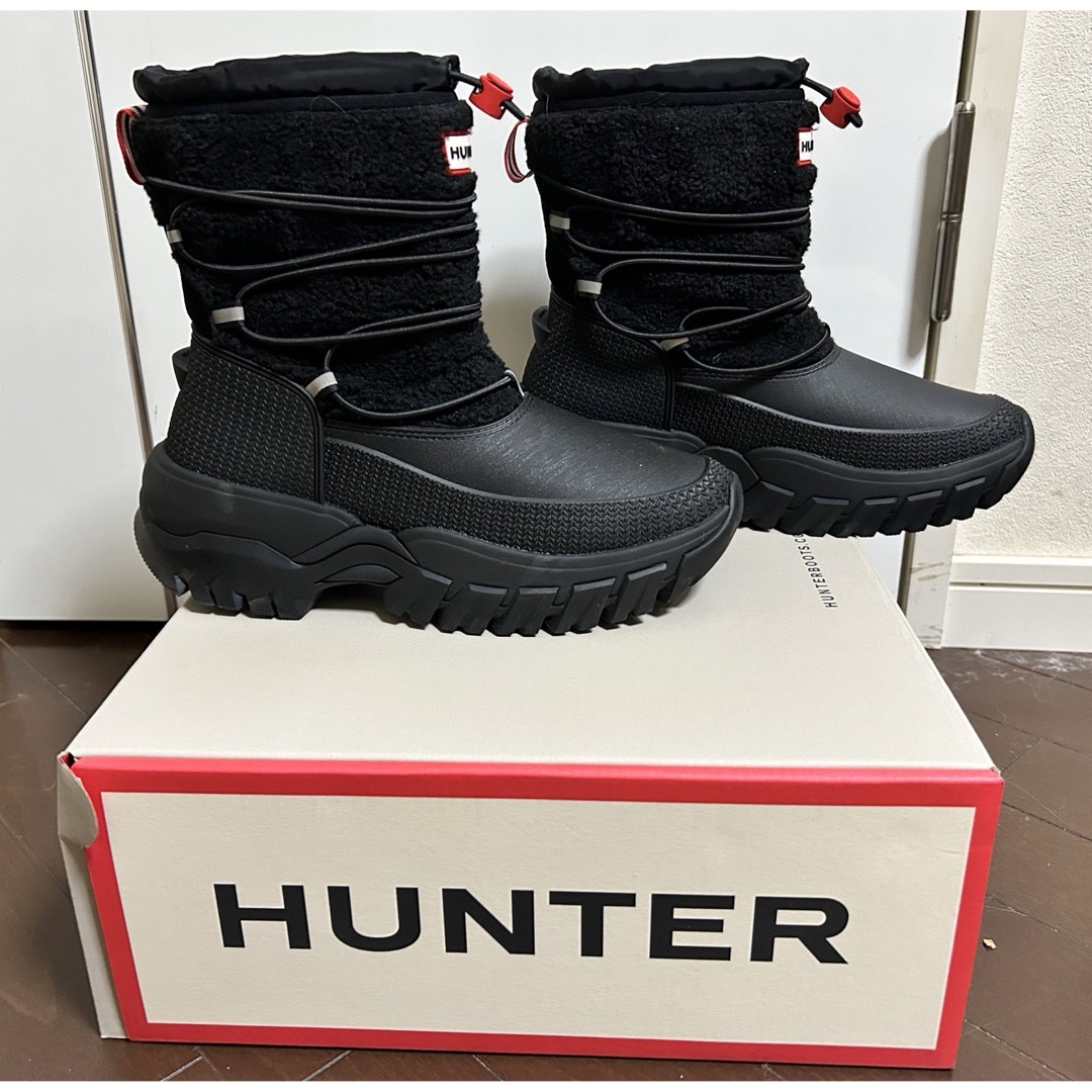 HUNTER - スノーブーツ レディース 長靴 雨 雪 ブーツ 靴 防水 冬 ...