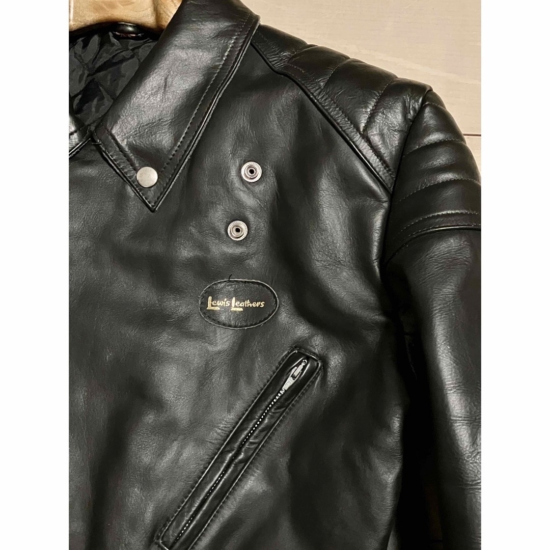 Lewis Leathers(ルイスレザー)のLewis Leathers ルイスレザー ヨーロッパ ヴィンテージ カウハイド メンズのジャケット/アウター(ライダースジャケット)の商品写真