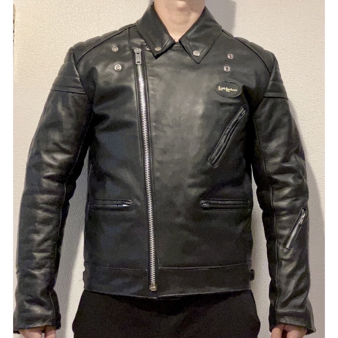 Lewis Leathers(ルイスレザー)のLewis Leathers ルイスレザー ヨーロッパ ヴィンテージ カウハイド メンズのジャケット/アウター(ライダースジャケット)の商品写真