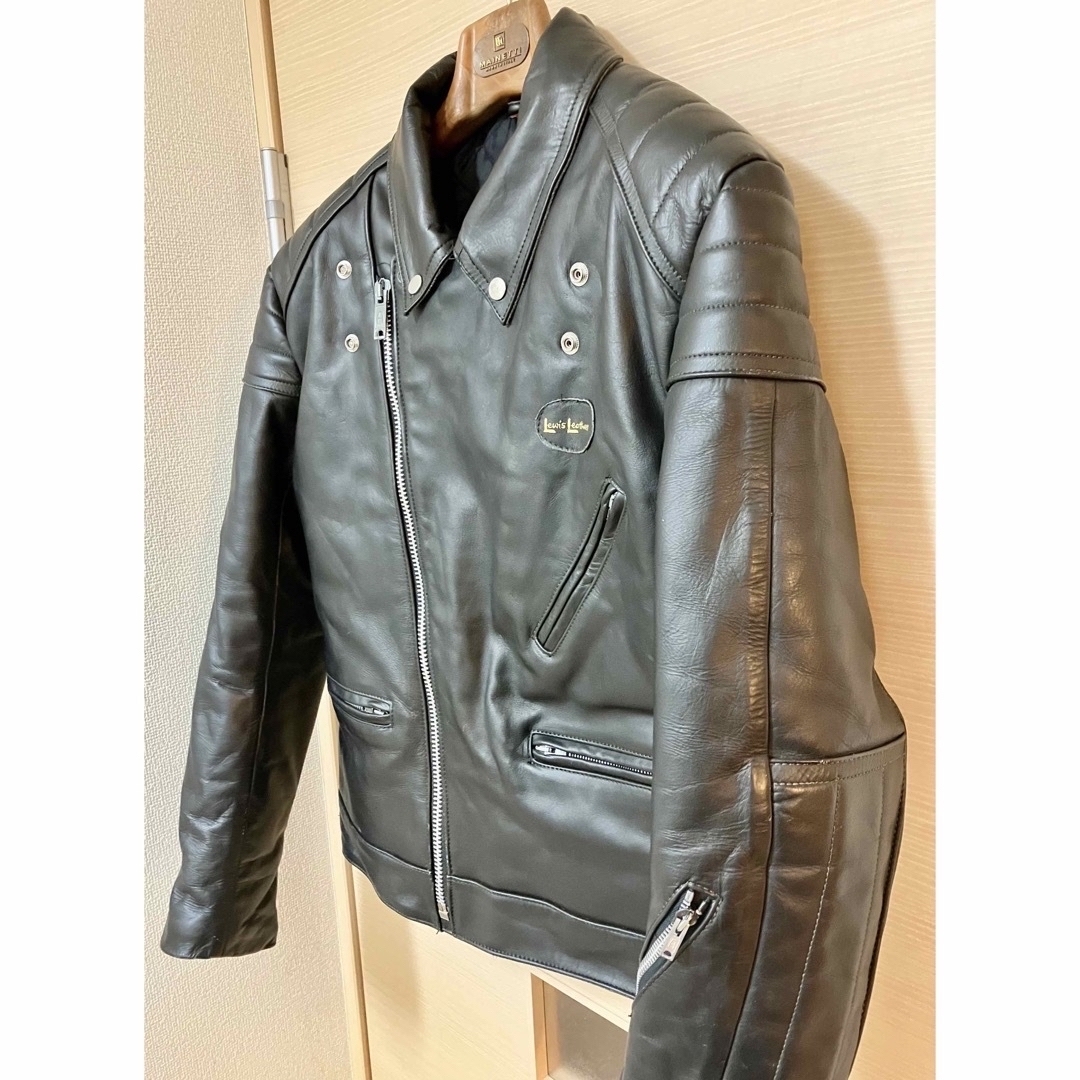 Lewis Leathers(ルイスレザー)のLewis Leathers ルイスレザー ヨーロッパ ヴィンテージ カウハイド メンズのジャケット/アウター(ライダースジャケット)の商品写真