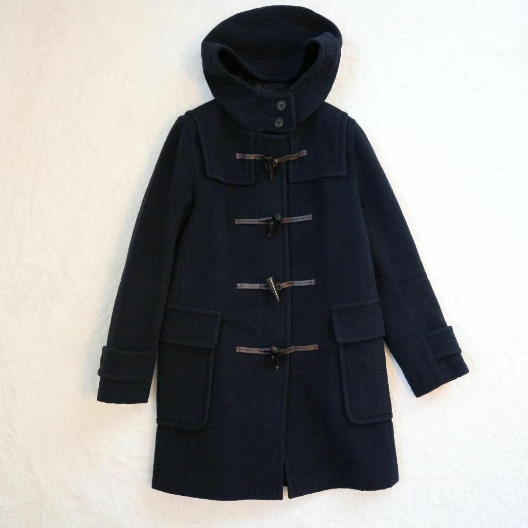 MACKINTOSH(マッキントッシュ)の美品★MACKINTOSH LONDON クリーニング済 38 紺 レディースのジャケット/アウター(ダッフルコート)の商品写真