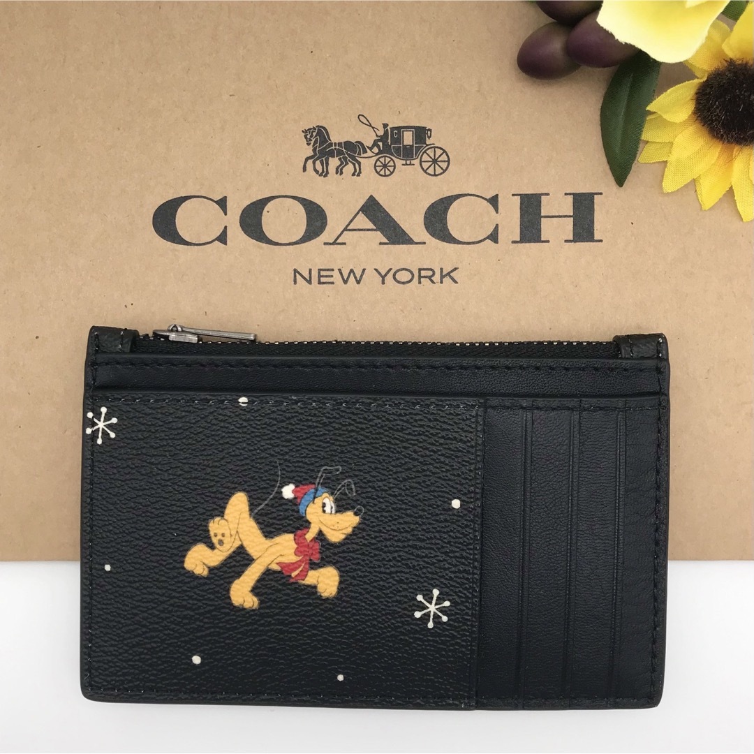 COACH(コーチ)のDISNEY X COACHコラボ 大人気！ ジップカードケース ミッキー 新品 メンズのファッション小物(コインケース/小銭入れ)の商品写真