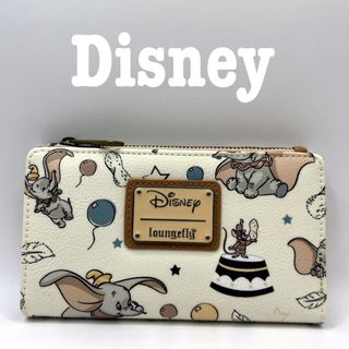 ディズニー(Disney)の希少 Loungefly ディズニー ダンボ フェイクレザー フラップウォレット(財布)