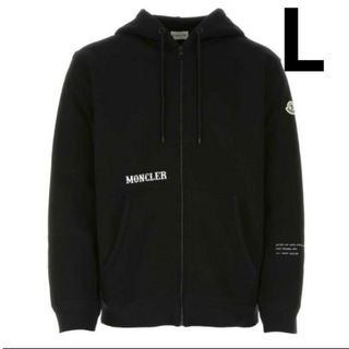 モンクレール(MONCLER)のMoncler X Fragment EMBROIDERED HOODIE L(パーカー)