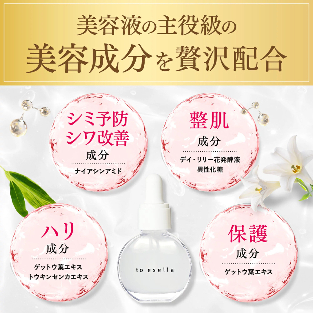 to esella ホワイトハンドセラム 薬用美容液NA 20mL