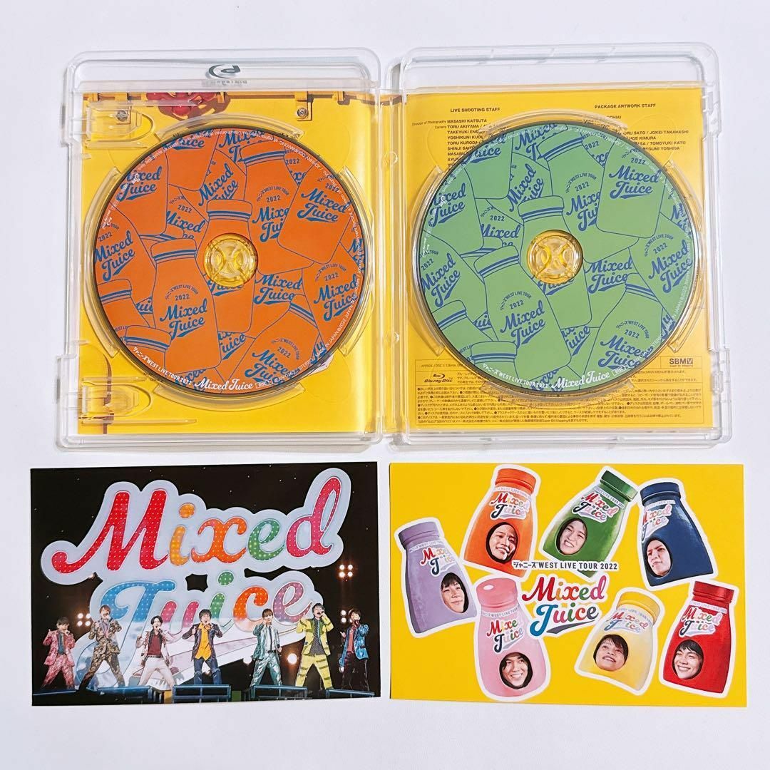 ジャニーズWEST(ジャニーズウエスト)のジャニーズWEST LIVE 2022 Mixed Juice ブルーレイ 通常 エンタメ/ホビーのDVD/ブルーレイ(ミュージック)の商品写真