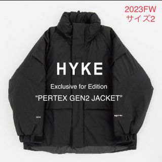 HYKE - HYKE×Edition PERTEX GEN2 JACKET サイズ2の通販 by ...