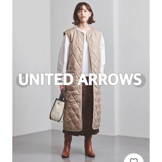 ユナイテッドアローズ(UNITED ARROWS)の【新品タグ付】UNITED ARROWS キルティング ロングベスト(その他)