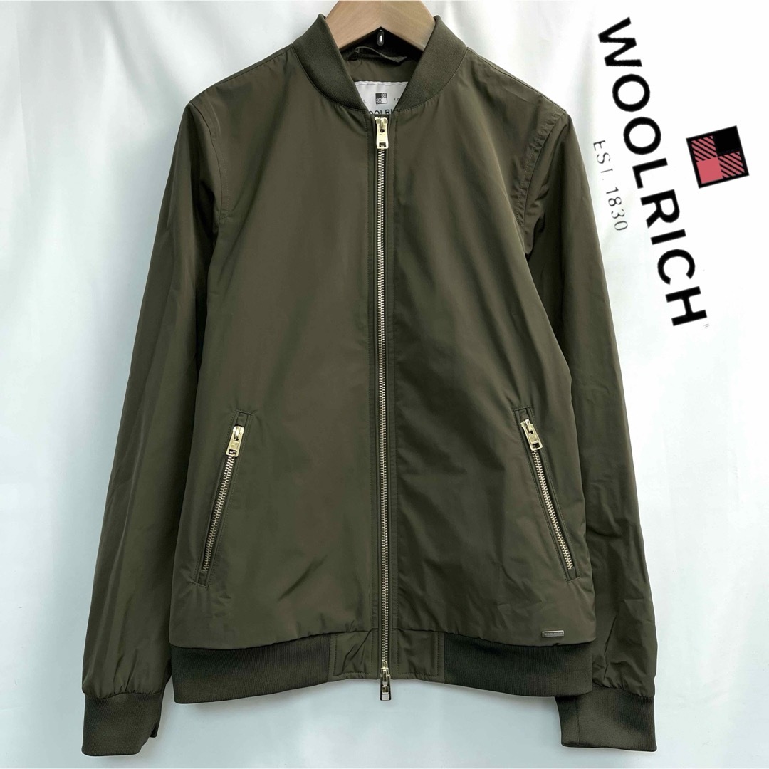 WOOLRICH(ウールリッチ)のWOOLRICH 21SS ボンバージャケット XS オリーブ レディースのジャケット/アウター(ブルゾン)の商品写真