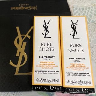 イヴサンローラン(Yves Saint Laurent)のイヴ・サンローラン ピュアショット ナイトセラム 7ml  2本セット(美容液)