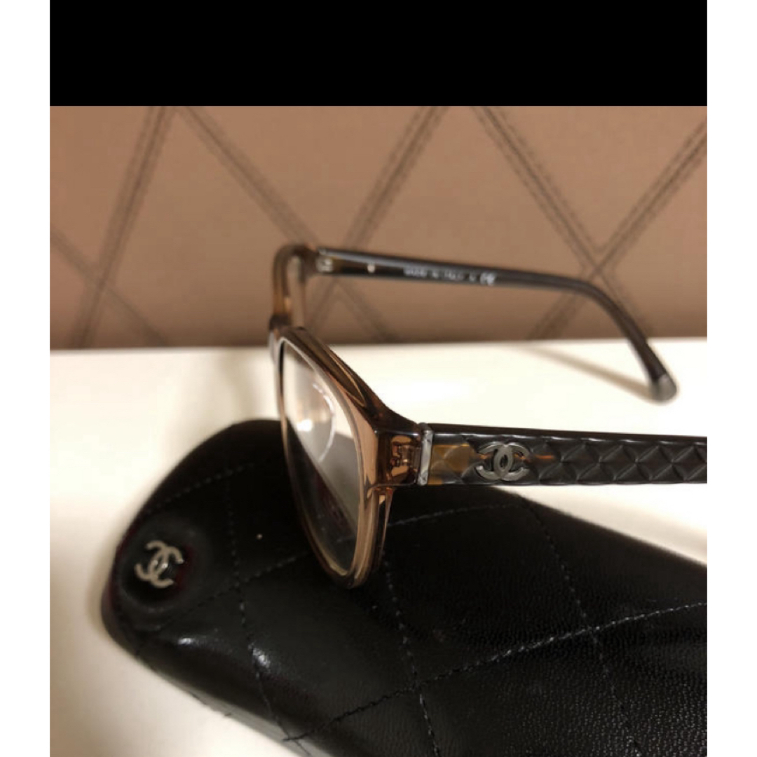CHANEL(シャネル)のカオリン様専用❣️   CHANELメガネ　メガネフレーム レディースのファッション小物(サングラス/メガネ)の商品写真
