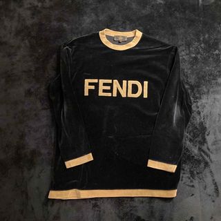 フェンディ(FENDI)の古着 90s フェンディ  ベロアスウェット(トレーナー/スウェット)