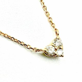 ヴァンドームアオヤマ(Vendome Aoyama)のヴァンドーム青山 ダイヤモンド ネックレス レディース ハート 0,1ct(ネックレス)