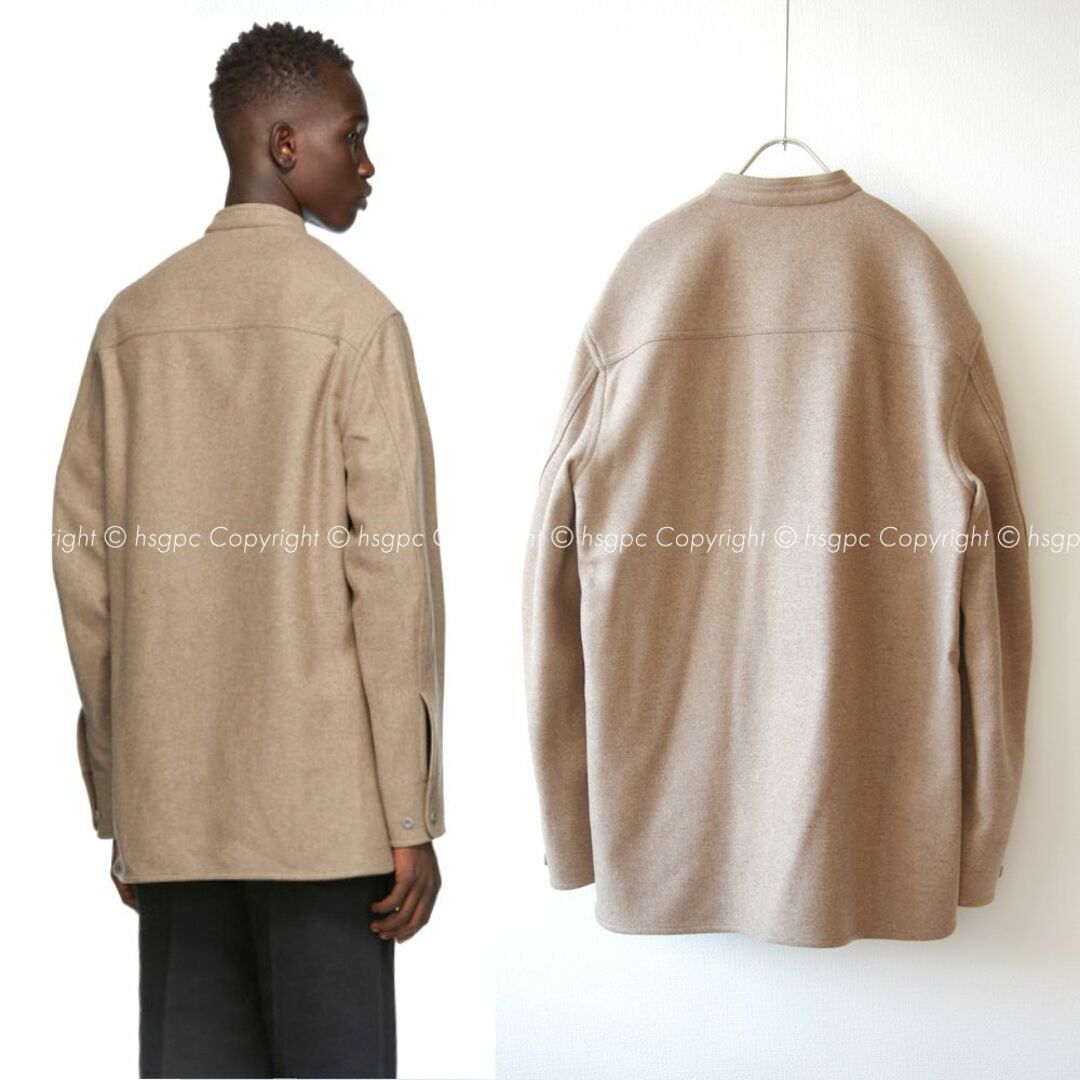 LEMAIRE - 【定価10万】ルメール フェルト ウール ロング シャツ LEMAIRE - 【定価10万】ルメール フェルト ウール ロング シャツ