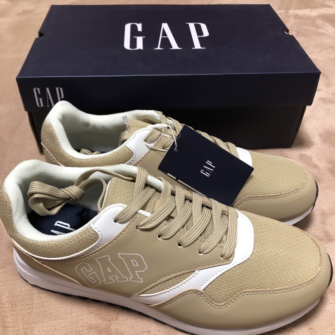 新品 GAP メンズ スニーカー gap ベージュ 26 メンズスニーカー 靴靴/シューズ