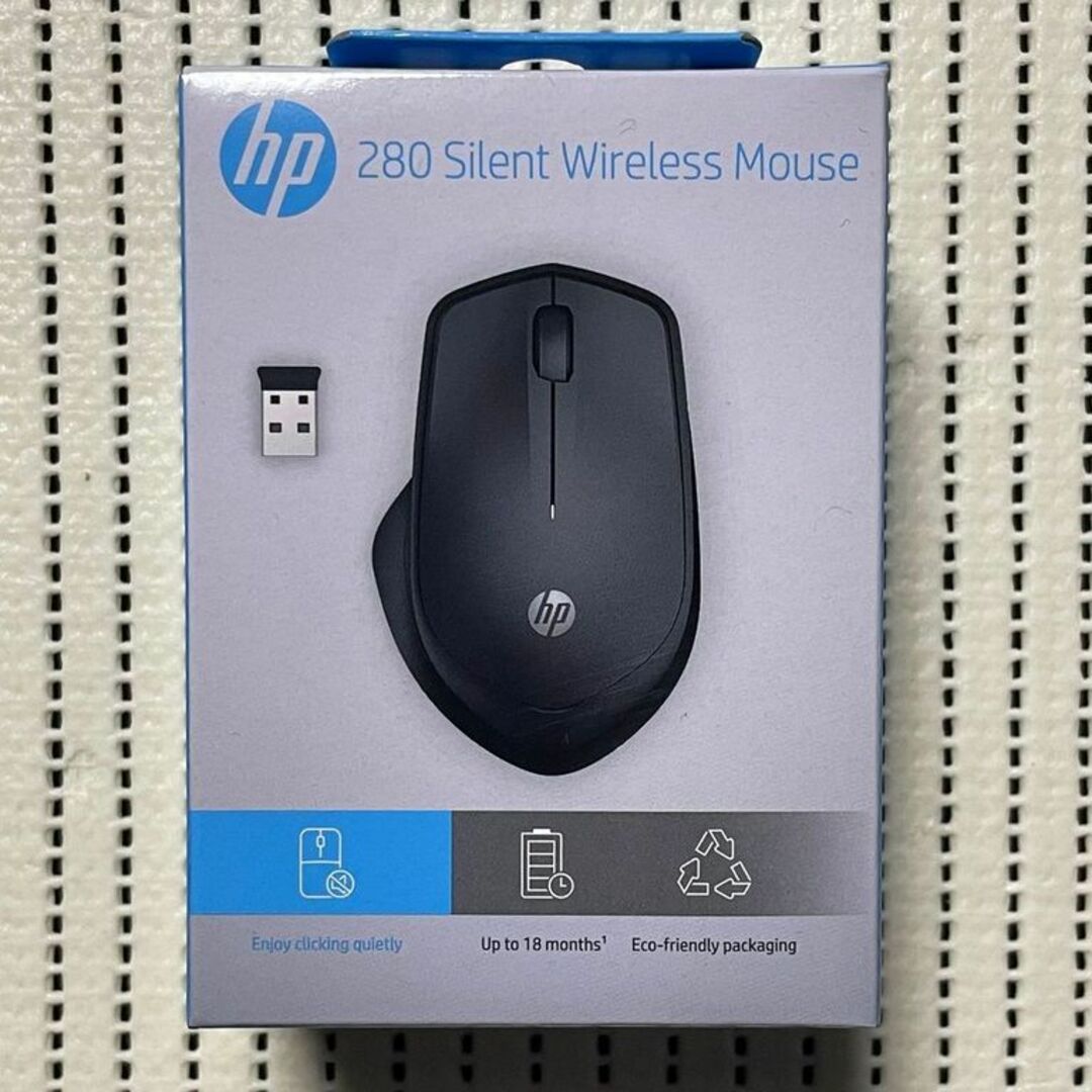 HP(ヒューレットパッカード)の新品 HP 280 静音 ワイヤレスマウス スマホ/家電/カメラのPC/タブレット(PC周辺機器)の商品写真