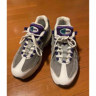 ナイキ(NIKE)のnike airmax 95 grape グレープ　24.5 エアマックス95(スニーカー)