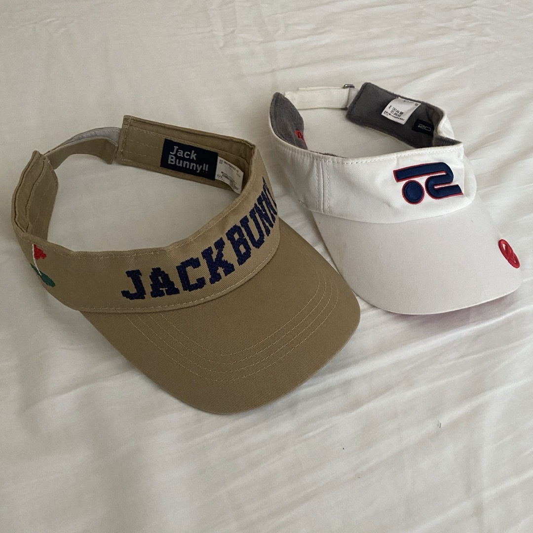 JACK BUNNY!! BY PEARLY GATES(ジャックバニーバイパーリーゲイツ)のゴルフサンバイザー レディースの帽子(キャップ)の商品写真