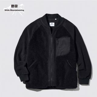 ユニクロ(UNIQLO)のユニクロ　フリースオーバーサイズジャケット　ホワイトマウンテニアリング(ブルゾン)