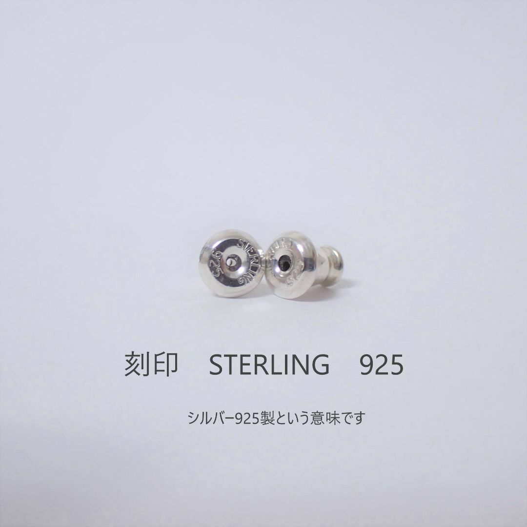 匿名配送　silver925　樹脂ホールド　落ちにくいピアスキャッチ　１ペア メンズのアクセサリー(ピアス(両耳用))の商品写真