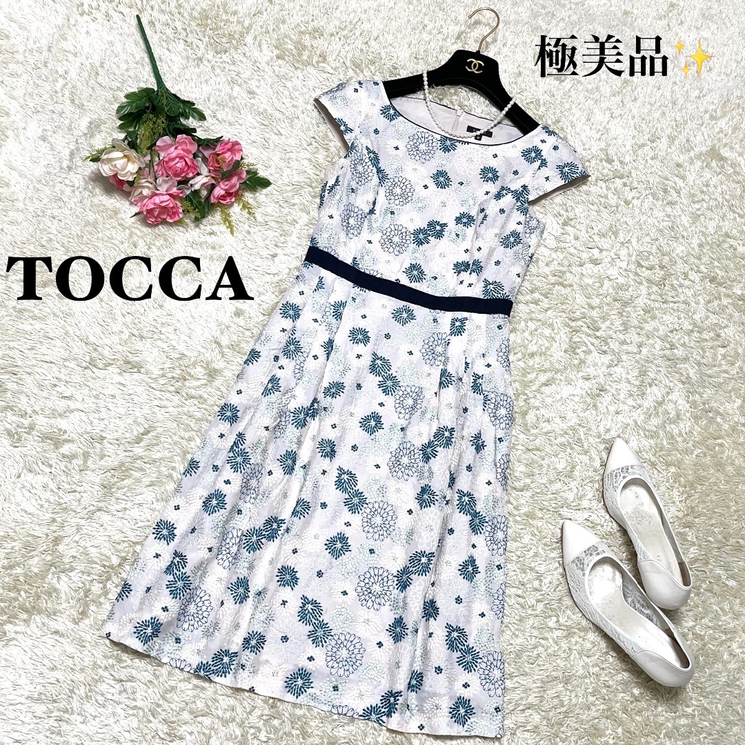 TOCCA❁ベージュ系❁刺繍ワンピース