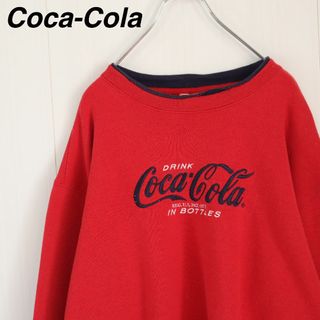 Coca-Cola（コカコーラ）ヴィンテージ　パッチ付き　ストライプ　半袖　ワークシャツ　ユニフォーム【007】ほぼ新品同様の商品A