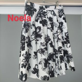 ノエラ(Noela)の【美品♡】ノエラ Noela エレガント 花柄 フレアスカート(ひざ丈スカート)