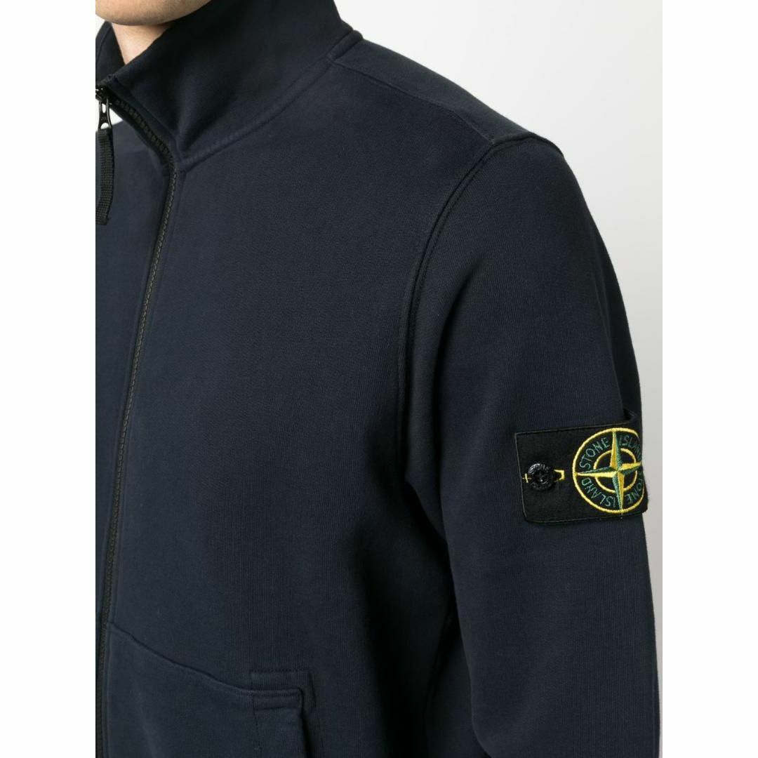 STONE ISLAND(ストーンアイランド)のストーンアイランド フルジップスウェット トレーナー ネイビー サイズＳ メンズのトップス(スウェット)の商品写真