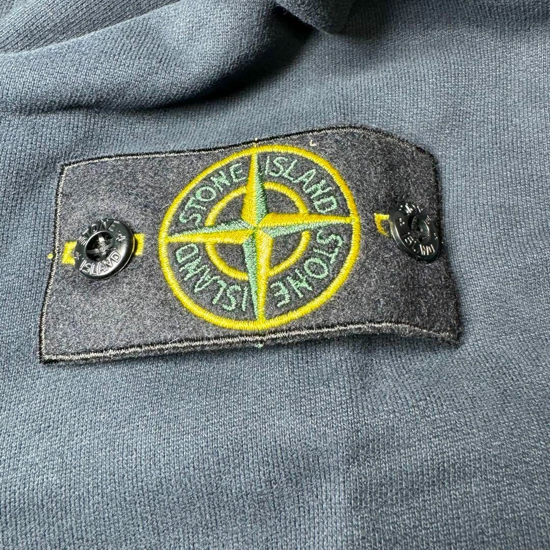 STONE ISLAND(ストーンアイランド)のストーンアイランド フルジップスウェット トレーナー ネイビー サイズＳ メンズのトップス(スウェット)の商品写真