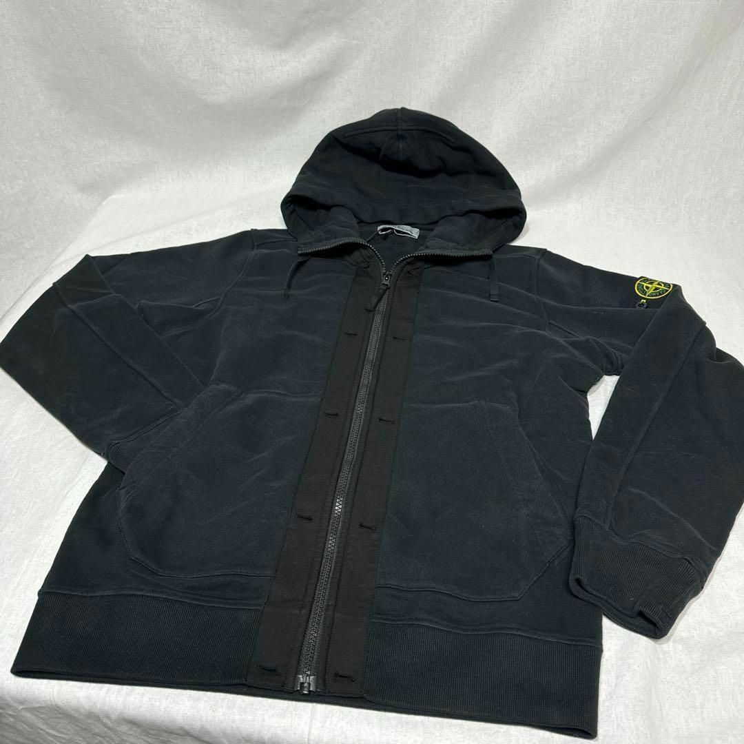 STONE ISLAND - ストーンアイランド フルジップスウェット フーディ