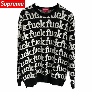 Supreme Fuck セーター 黒 M ニット シュプリーム boxブラック