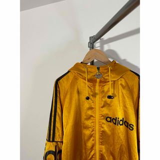 オリジナルス(Originals（adidas）)の【極希少ビンテージ】80s adidasフーデッドジャケット DESCENTE製(ナイロンジャケット)