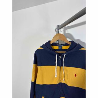 ポロラルフローレン(POLO RALPH LAUREN)の【90s】ネイビー×イエロー ラルフローレン Zip パーカー(パーカー)