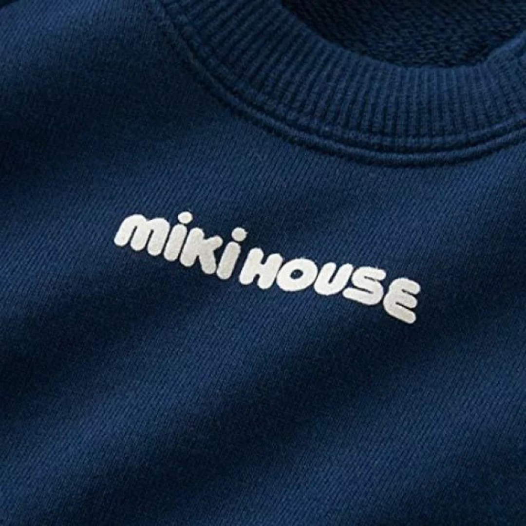 mikihouse(ミキハウス)のミキハウス  ロゴプリントトレーナー キッズ/ベビー/マタニティのキッズ服男の子用(90cm~)(Tシャツ/カットソー)の商品写真