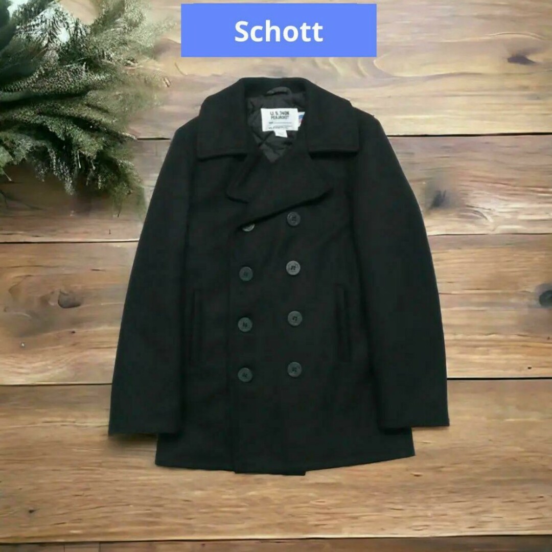 ショット Schott♠ピーコート 740N ◆ 定番モデル Pコート メンズのジャケット/アウター(ピーコート)の商品写真