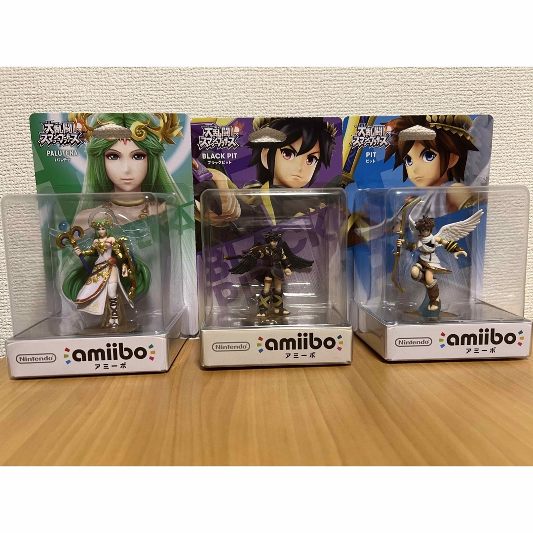 amiibo ピット　パルテナ　ブラックピット　大乱闘スマッシュブラザーズ大乱闘スマッシュブラザーズ