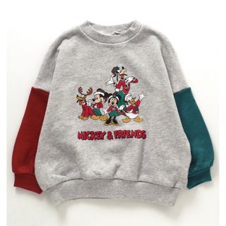 ブリーズ(BREEZE)のブリーズ ディズニー ミッキー フレンズ クリスマス トレーナー(Tシャツ/カットソー)