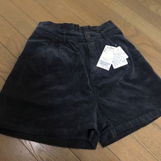 マジェスティックレゴン(MAJESTIC LEGON)の新品★マジェスティックレゴン★細コールショートパンツ★ブラック(ショートパンツ)